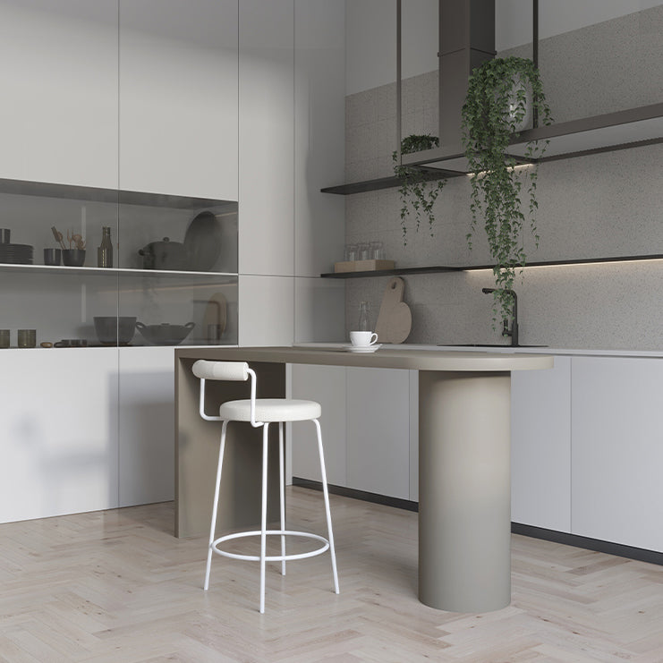 Solid Wood Bar Table Set Modern 1/2 Pieces Counter Height Pub Set for Indoor