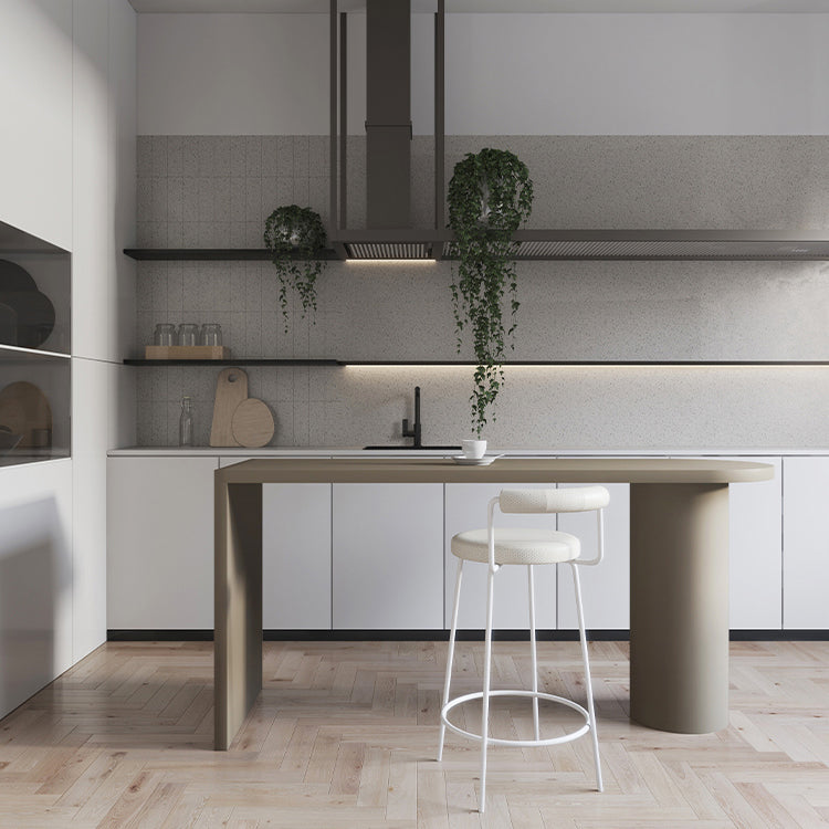 Solid Wood Bar Table Set Modern 1/2 Pieces Counter Height Pub Set for Indoor