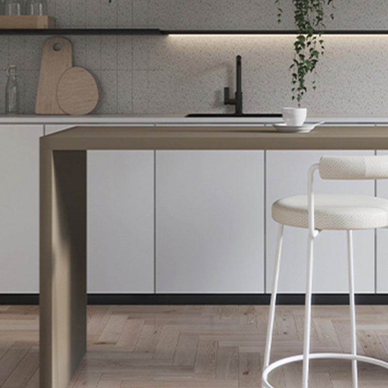 Solid Wood Bar Table Set Modern 1/2 Pieces Counter Height Pub Set for Indoor