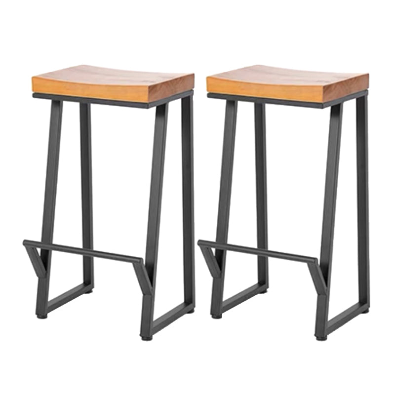 Modern Bar Table Set 1/2/5 Pieces Rectangle Bar Table and Stool with Metal Footrest