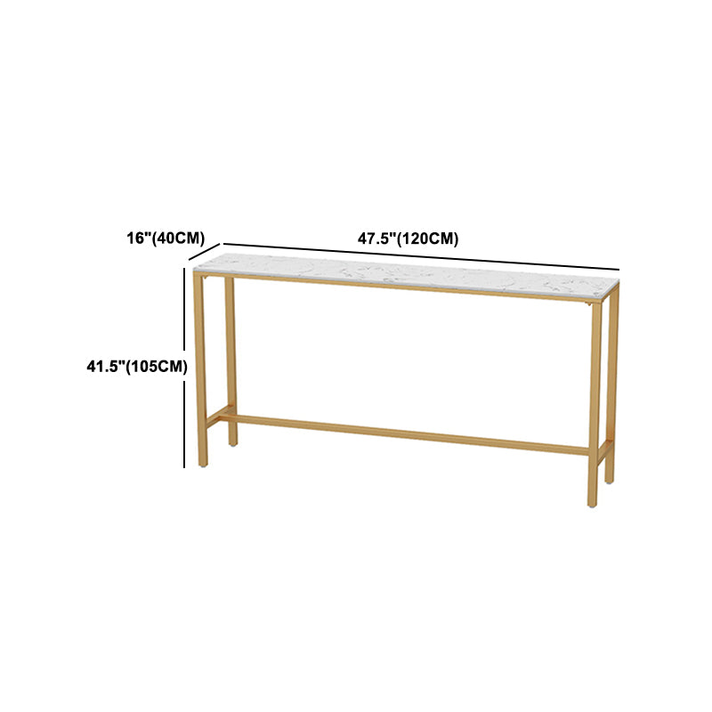 Sintered Stone Bar Table Set 1/2/3/4/7 Pieces Luxury Bar Table and Stools with Footrest