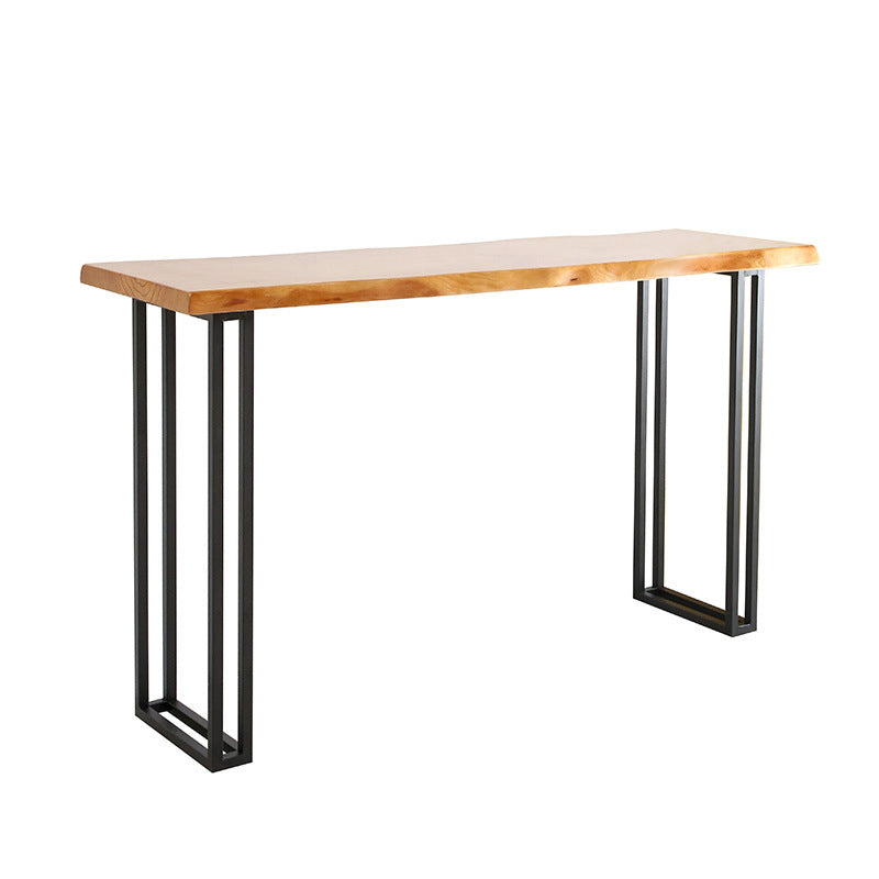 Modern 1/4/7 Pieces Bar Table Set Rectangle Pine Wood Counter Table for Balcony Cafe