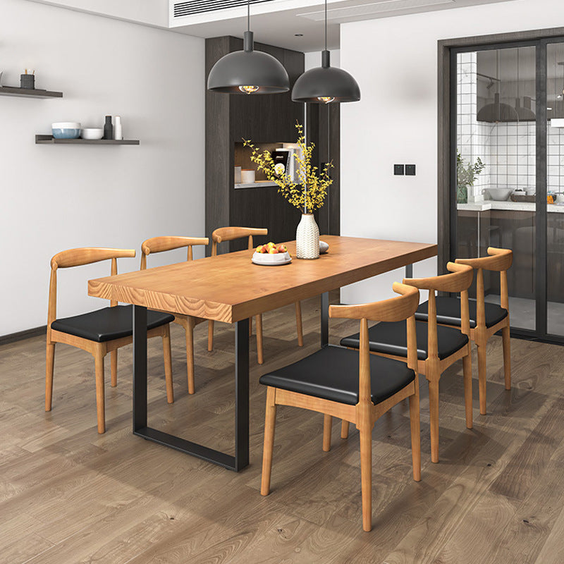 Traditional 1/5/7 Pieces Dining Set Rectangle Wood Dining Table  Set for Dining Room