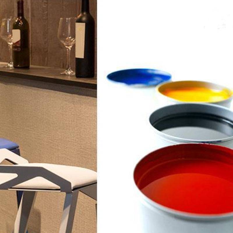 Modern Stackable Backrest Counter Stool Iron Cafe Bar Stool with Cushion and Pedal