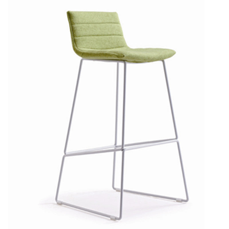 Contemporary Metal Counter Height Stool Backrest Bar Stool for Indoor