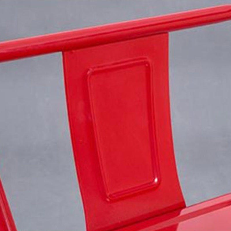 Industrial Style Iron Counter Stool Cafe Bar Stool with Metal Seat