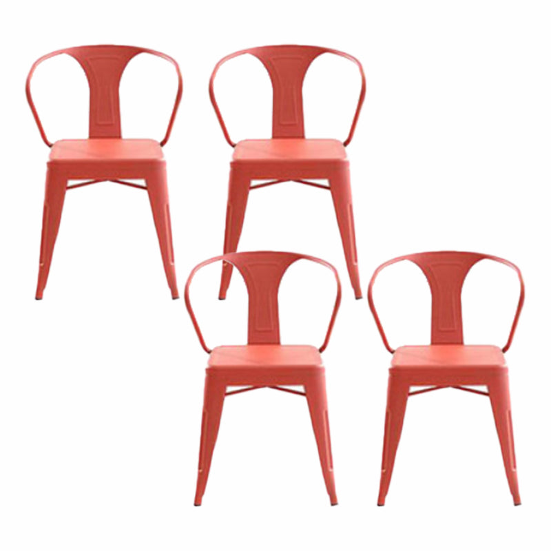 Industrial Style Iron Counter Stool Cafe Bar Stool with Metal Seat