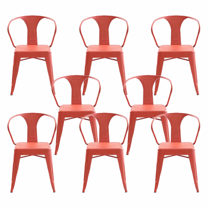 Industrial Style Iron Counter Stool Cafe Bar Stool with Metal Seat