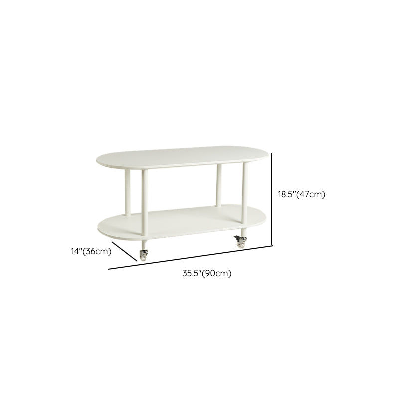 Modern White Solid Wooden Bookcase Open Shelf Bookshelf for Bedroom