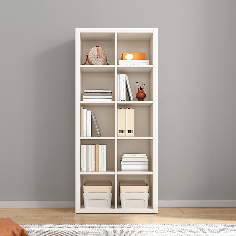11.81" W Modern Matte Finish Bookcase Engineered Wood Standard Bookshelf