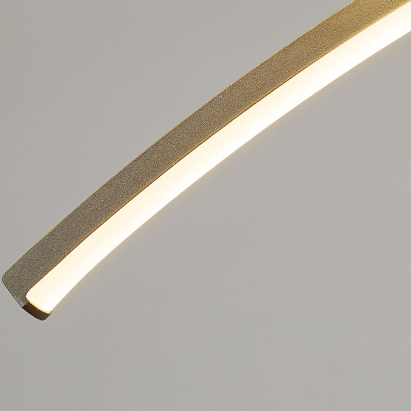 Black/White Kitchen Island Lighting Contemporary LED Ceiling Light for Home
