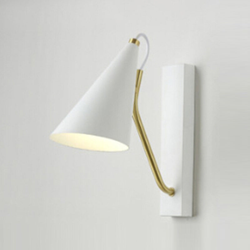 Metal Geometric Shape Wall Light Industrial Style 1 Light Wall Light Sconce