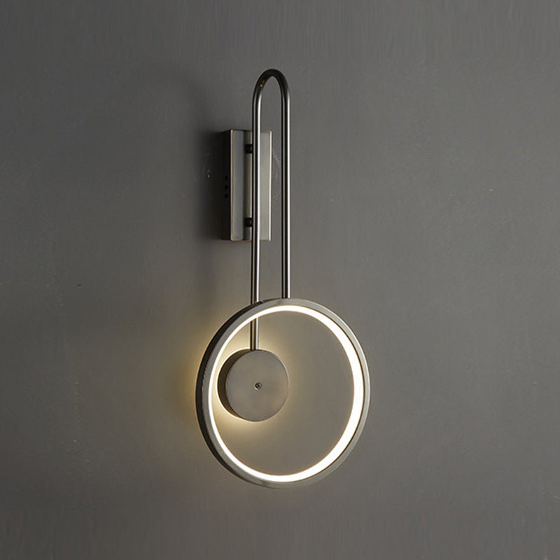 Post-Modern Wall Sconce Copper LED Sconce Lighting for Bedroom
