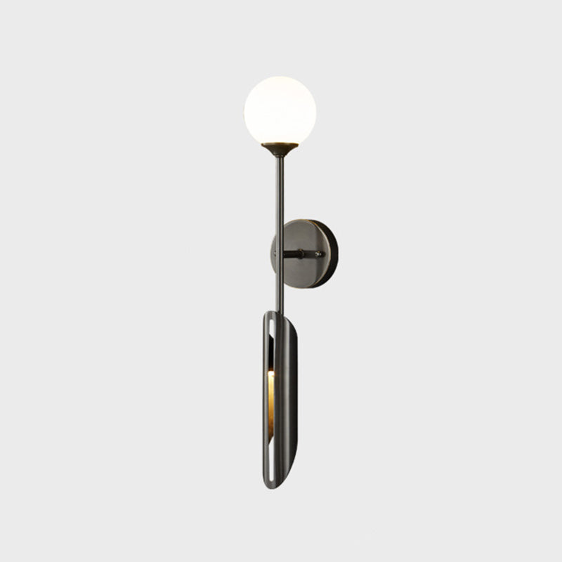 Post-Modern Wall Sconce Copper LED Sconce Lighting for Corridor