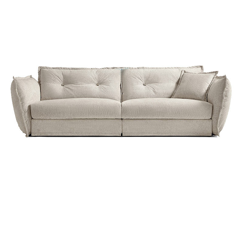 Pillow Top Arm Loveseat Stain Resistant Sofa with Tufted Back