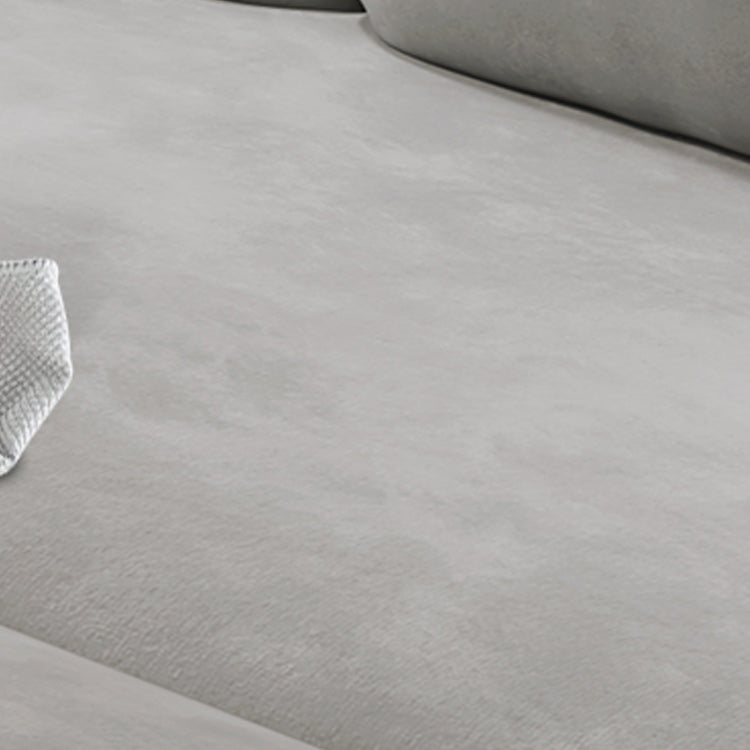 Grey Cushion Back Futon Foldable Pillow Included Sleeper Sofa