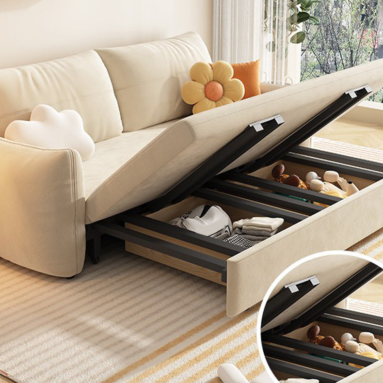 Detachable Mattress Futon Foldable Pillow Included Sleeper Sofa