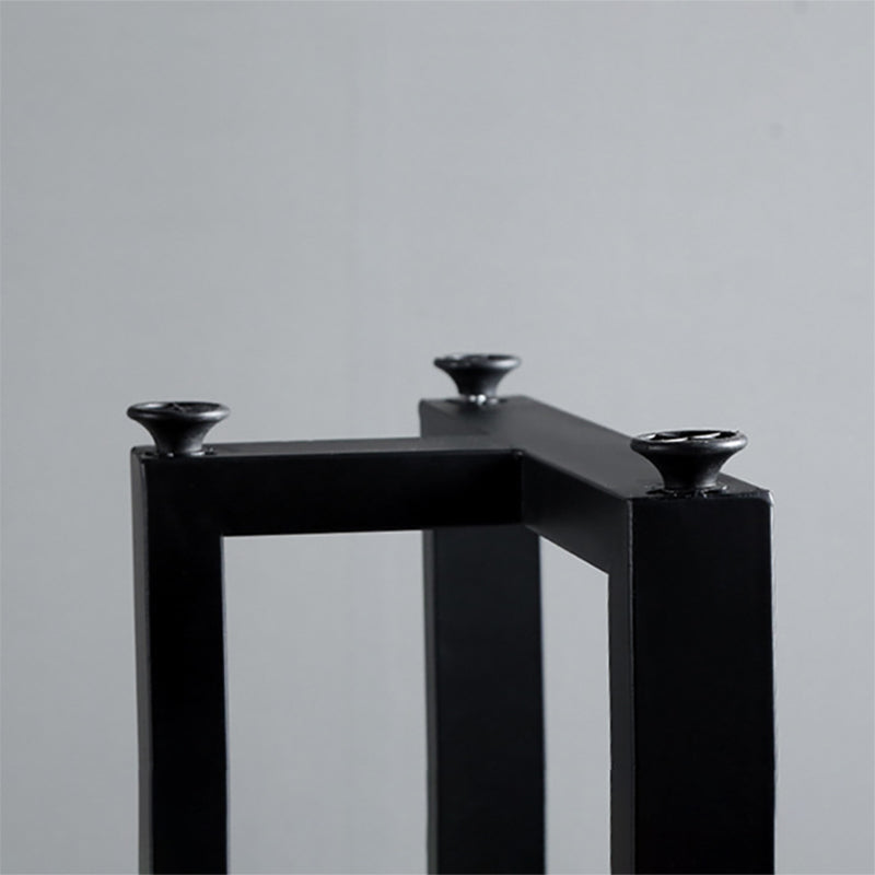 Industrial Bar Height Table Stone Top Bistro Bar Table for Patio Use