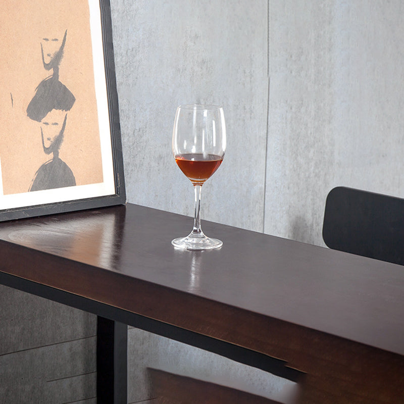 Industrial Bar Height Table Solid Wood Top Bistro Bar Table with Black Base