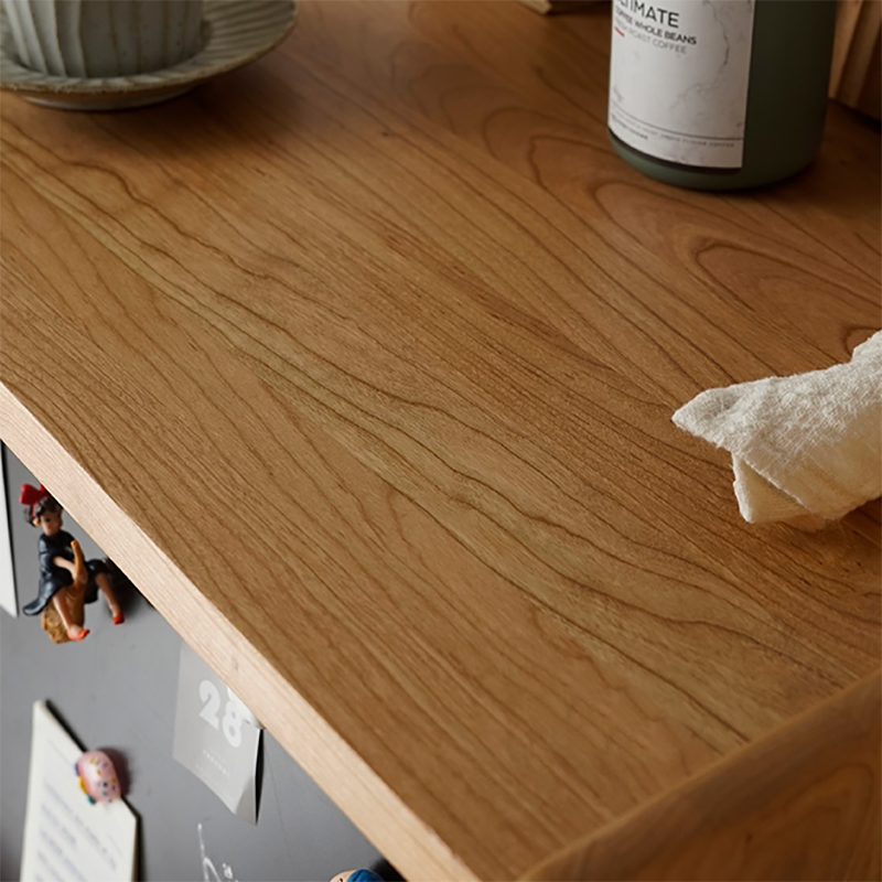 Contemporary Cabinet Bar Pulls Solid Wood with Glass Doors Paned Accent Cabinet