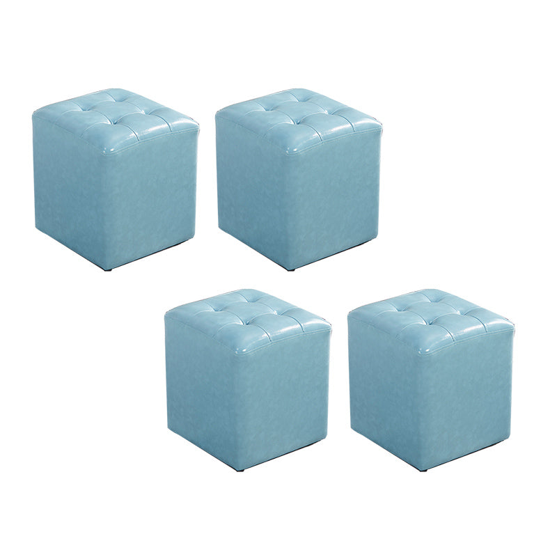 White Modern Square Standard Stain Resistant Standard for Drawing Room