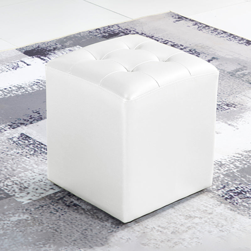 White Modern Square Standard Stain Resistant Standard for Drawing Room