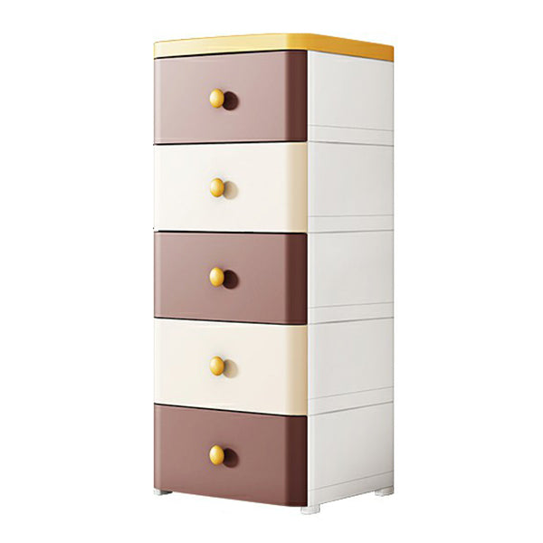 Contemporary Wardrobe Armoire with Legs Plastic Storage Cabinet