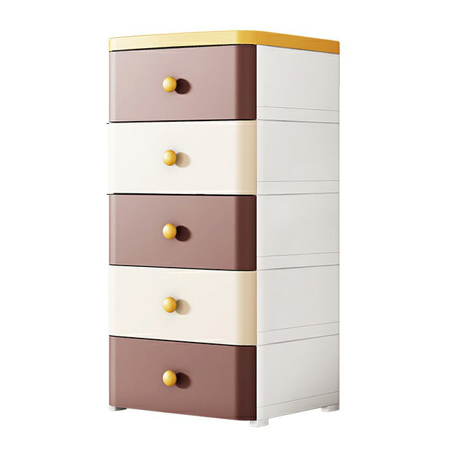 Contemporary Wardrobe Armoire with Legs Plastic Storage Cabinet