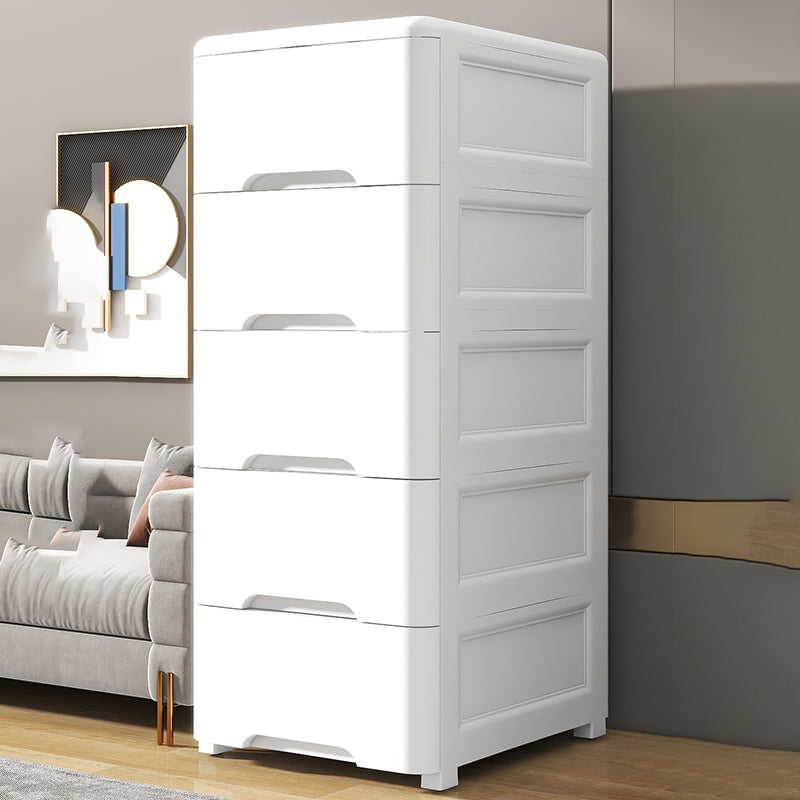 5-Drawer Storage Cabinet with Legs Contemporary Wardrobe Armoire