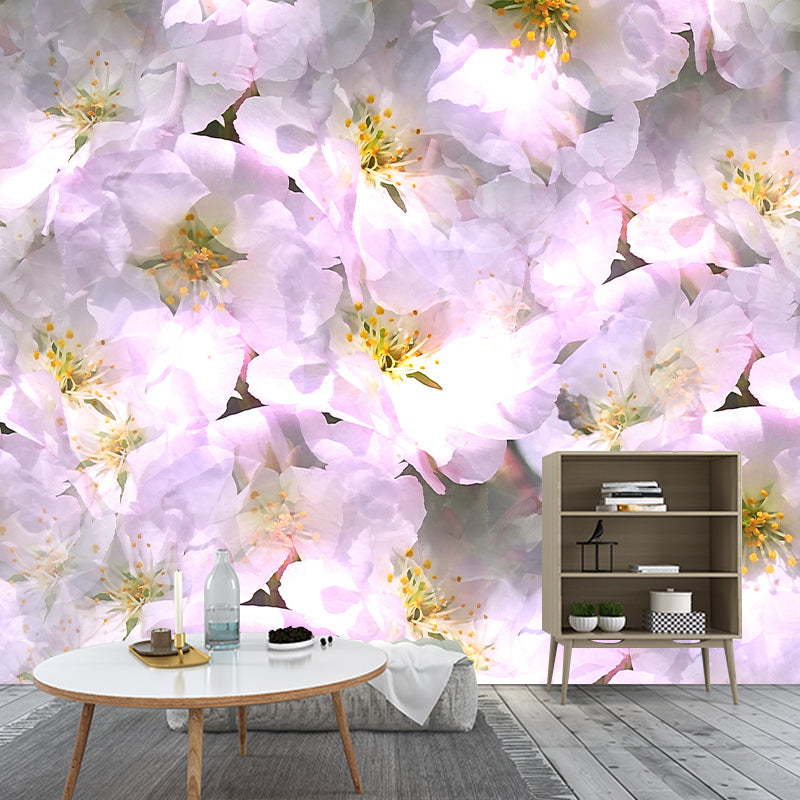 Hand Painted Flowers Mural Wallpaper Illustration Indoor Wall Mural