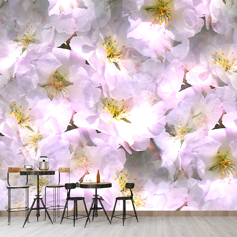 Hand Painted Flowers Mural Wallpaper Illustration Indoor Wall Mural