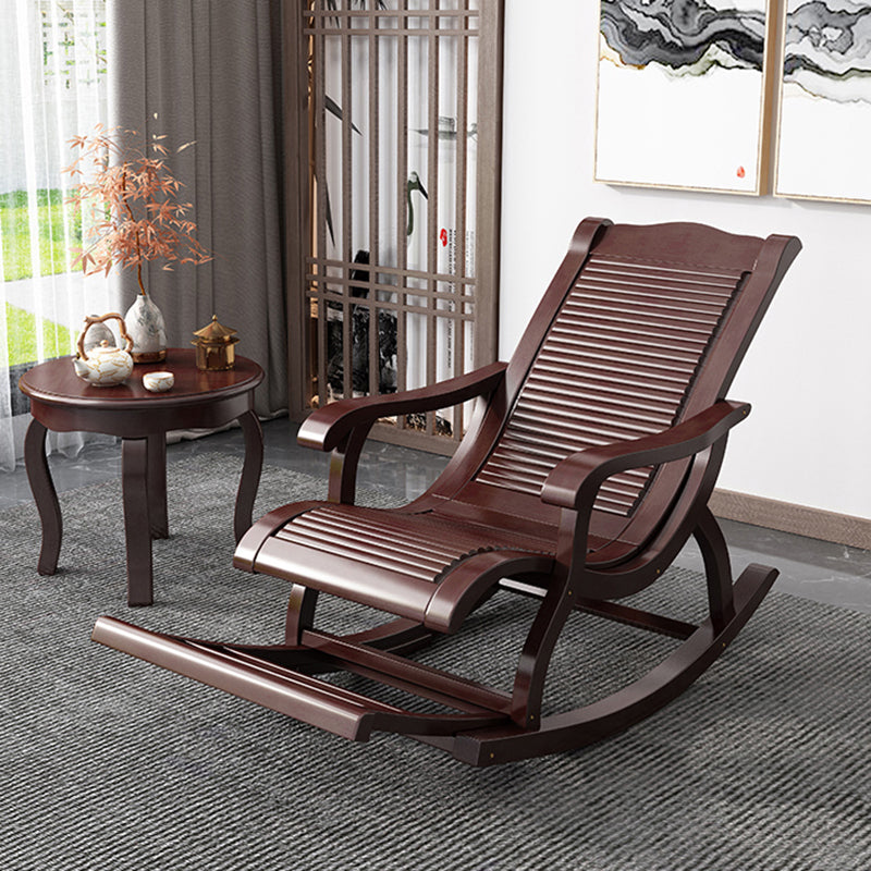 Modern Solid Wood Rocker Chair Spindle Rocker Chair for Living Room