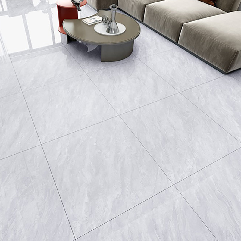 Polished Mixed Material Floor Tile No Pattern Singular Floor Tile