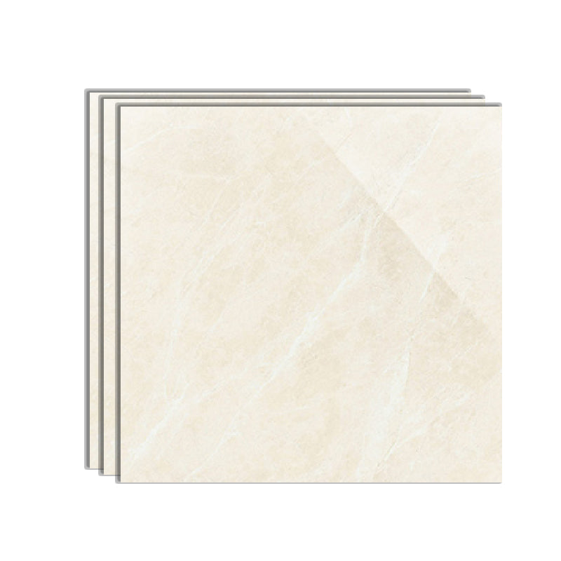 Polished Mixed Material Floor Tile No Pattern Singular Floor Tile