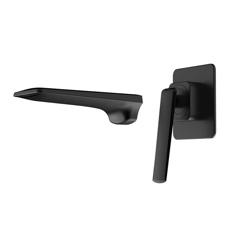 Wall Mounted Bathroom Faucets Glam Style Lever Handles Faucets