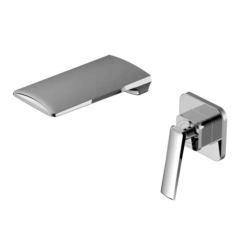 Wall Mounted Bathroom Faucets Glam Style Lever Handles Faucets
