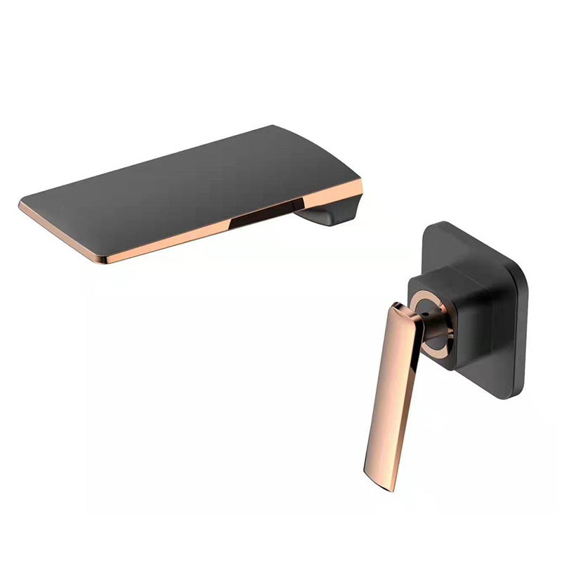 Wall Mounted Bathroom Faucets Glam Style Lever Handles Faucets