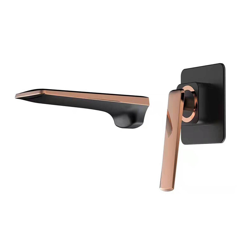 Wall Mounted Bathroom Faucets Glam Style Lever Handles Faucets