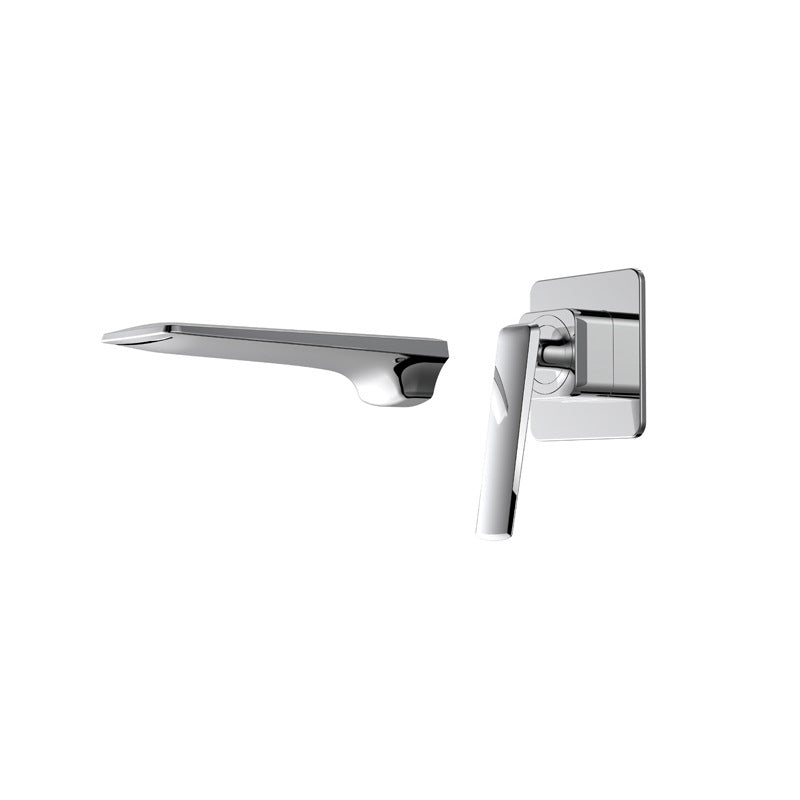 Wall Mounted Bathroom Faucets Glam Style Lever Handles Faucets
