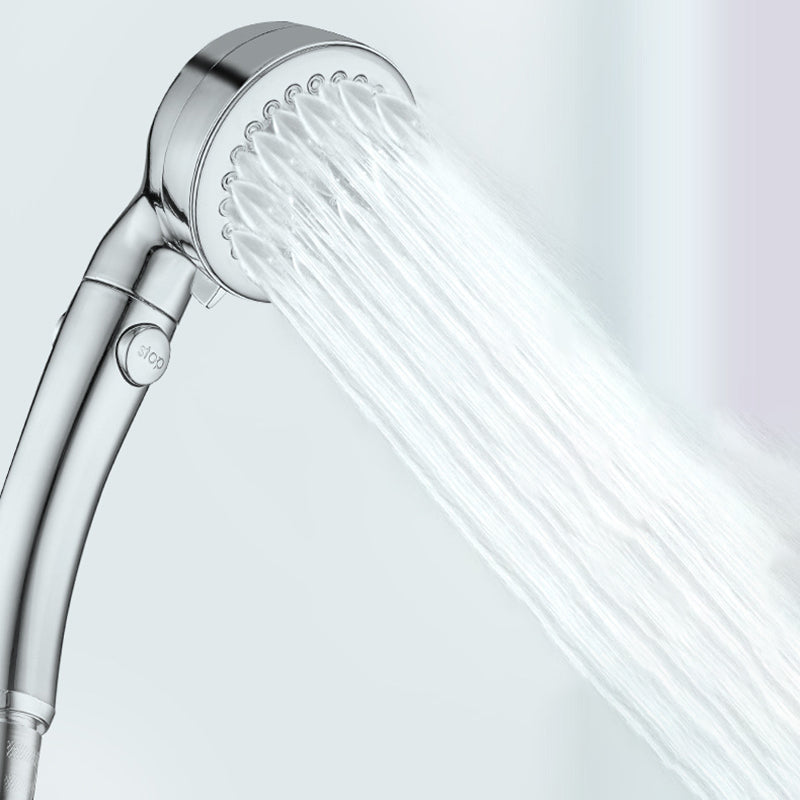 Modern Plastic Shower Head Bathroom Shower Head with Adjustable Spray Pattern