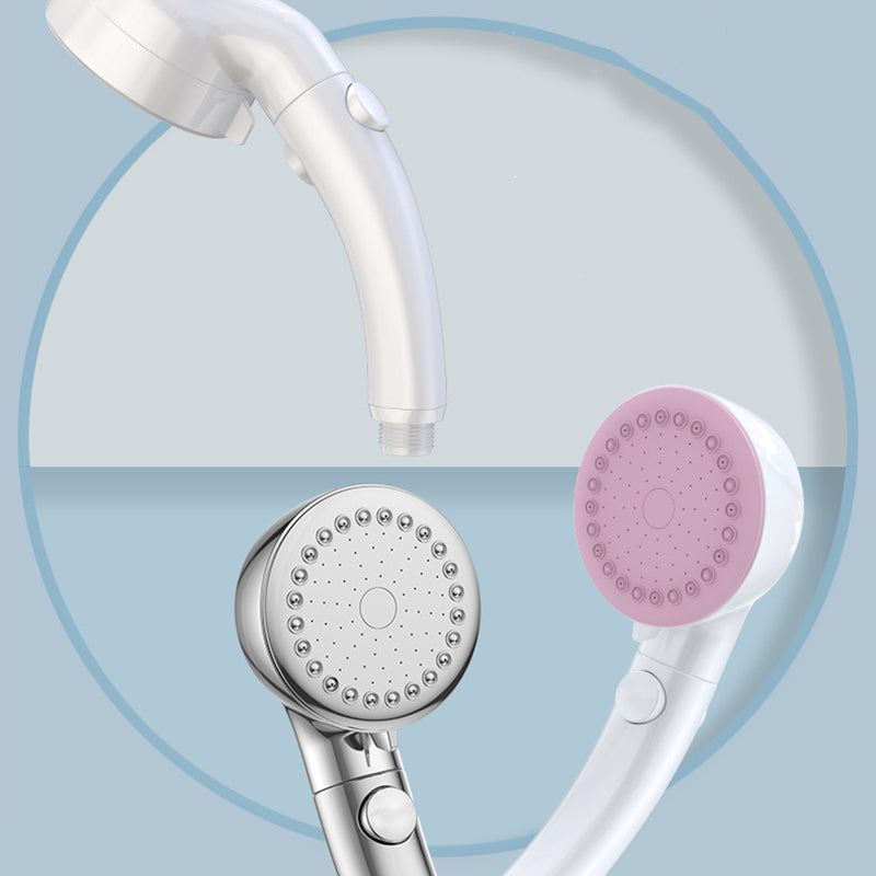 Modern Plastic Shower Head Bathroom Shower Head with Adjustable Spray Pattern