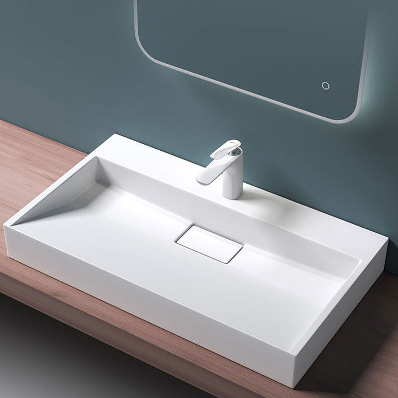 Modern Stone Bathroom Sink Square No Craftsmanship Bathroom Sink