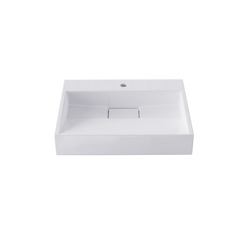 Modern Stone Bathroom Sink Square No Craftsmanship Bathroom Sink