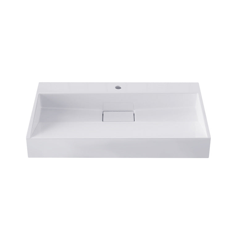 Modern Stone Bathroom Sink Square No Craftsmanship Bathroom Sink