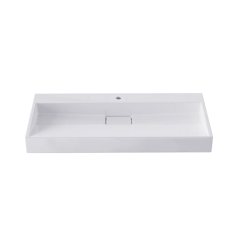 Modern Stone Bathroom Sink Square No Craftsmanship Bathroom Sink