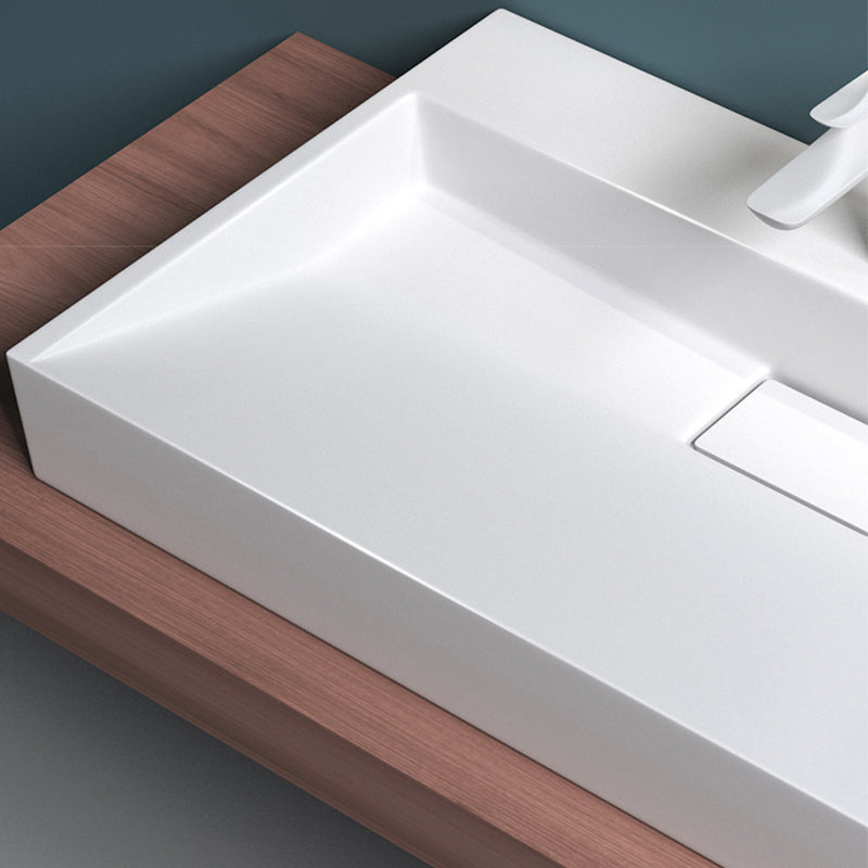 Modern Stone Bathroom Sink Square No Craftsmanship Bathroom Sink