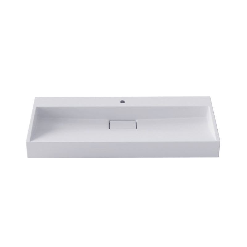 Modern Stone Bathroom Sink Square No Craftsmanship Bathroom Sink