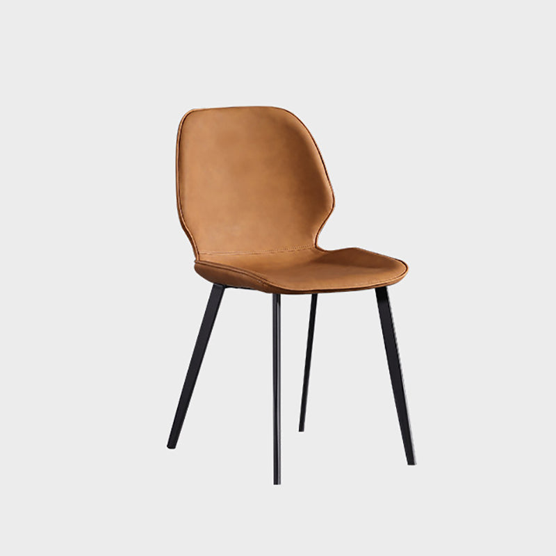 Contemporary Kitchen Dining Side Chair Wingback Armless Chair