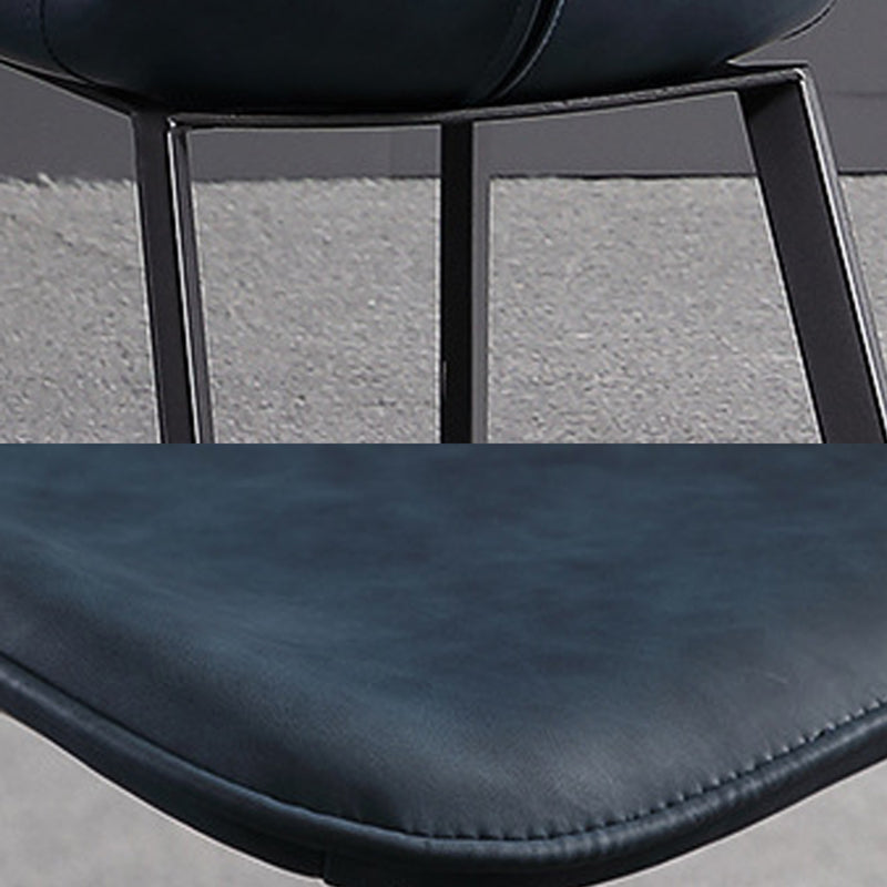 Contemporary Kitchen Dining Side Chair Wingback Armless Chair