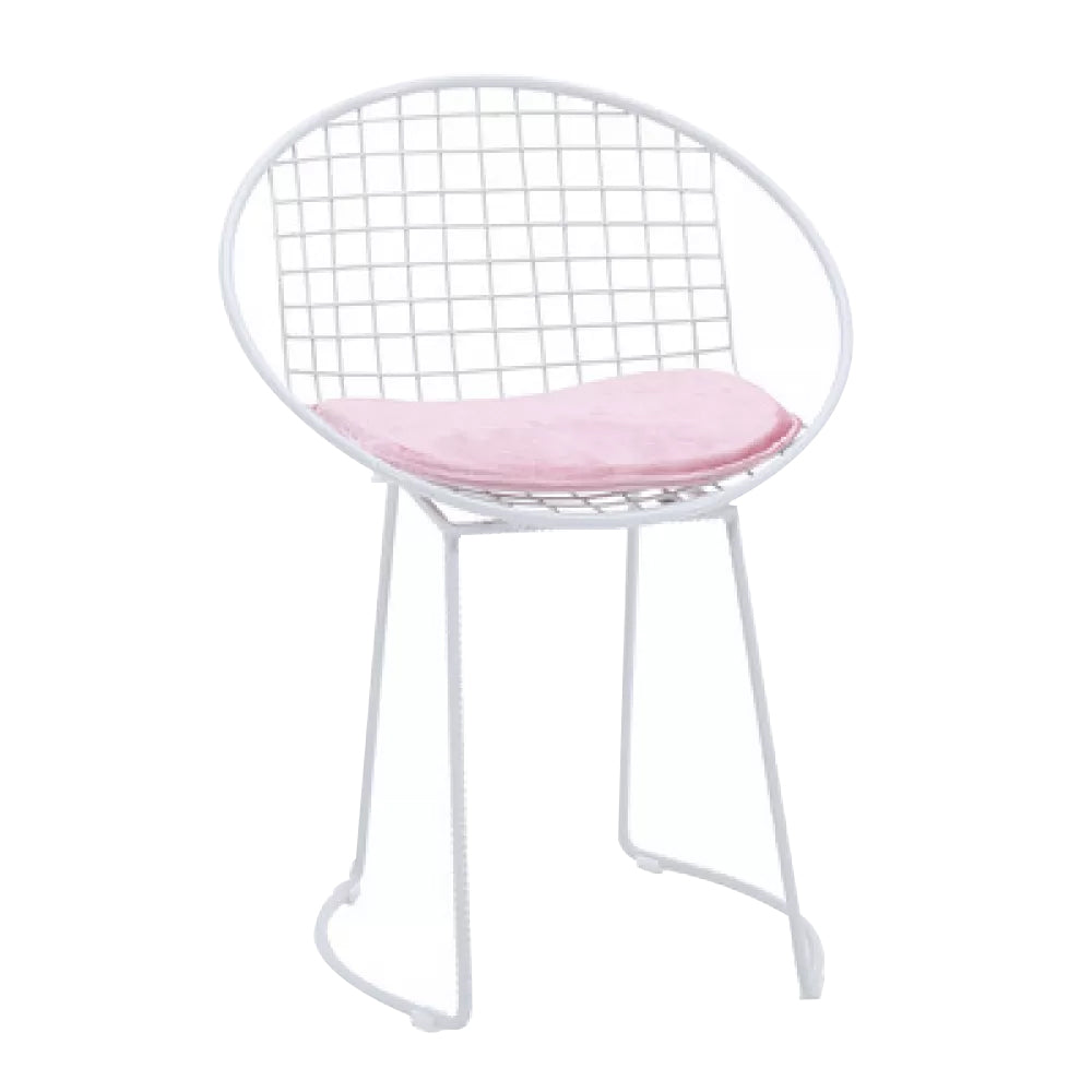 Metal Kitchen Dining Arm Chairs Glam Upholstered Dining Chairs